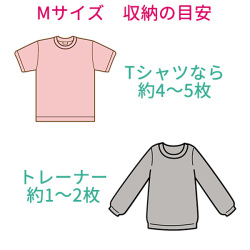 衣類用圧縮袋10枚組 Mサイズ